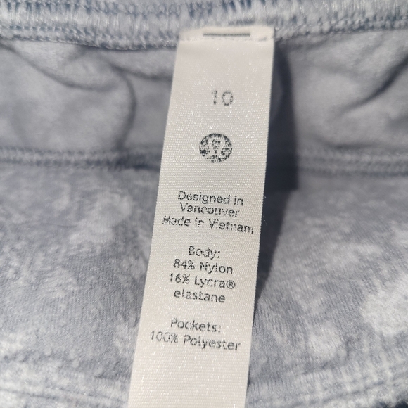 Lululemon Ready to Rulu Jogger Crop Pants Size 10 Grey Spritz Jacquard - Picture 9 of 11